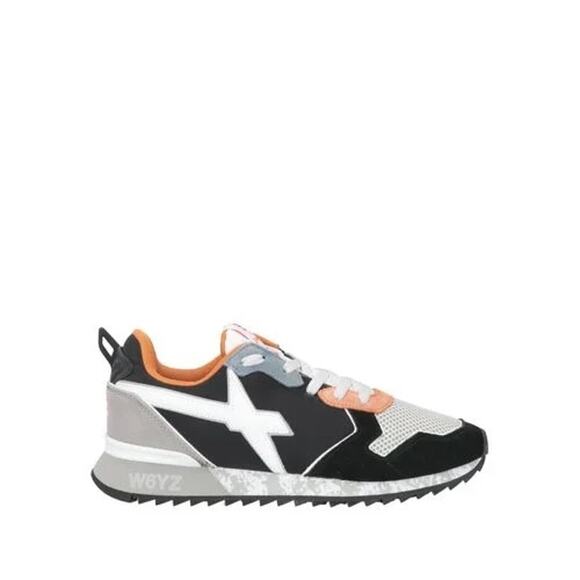W6YZ jet-m. sneakers with ultra-lightweight sole black-grey-white Men’s 10 - Picture 1 of 6